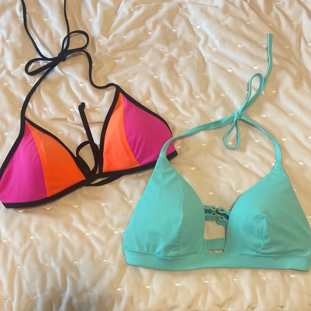 VICTORIA SECRET SWIMSUIT TOPS! SIZE LARGE!